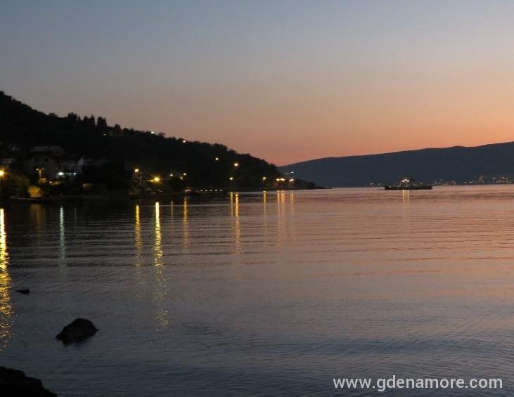Lepetane and sunset